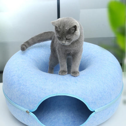 Lit chaud en peluche pour chat et chien