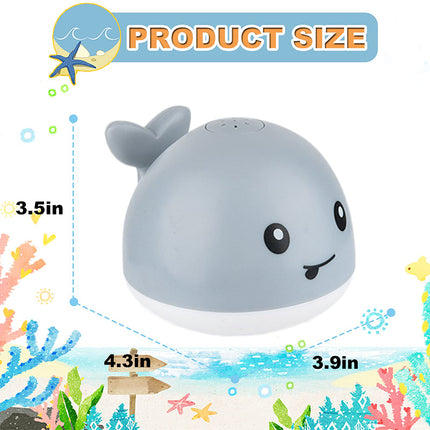 Whale Sprinkler Bath Toy with Lights