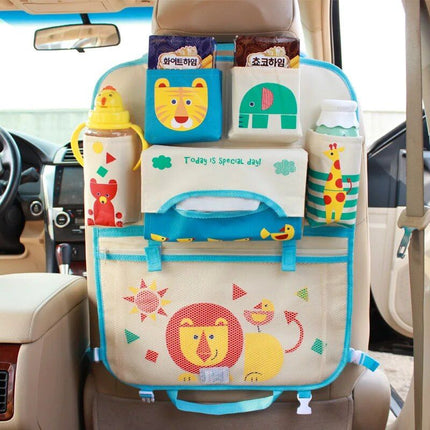 Foldable Cartoon Car Back Seat Organizer for Kids - Wnkrs