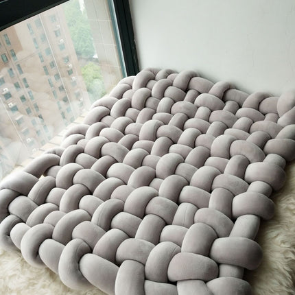 INS new twist hand-woven mat climbing mat anti-slip mats cushion home decoration - Wnkrs