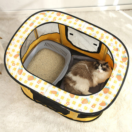 Tente de maternité pliable pour chat de grande taille