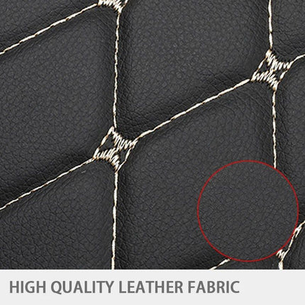 Deluxe PU Leather Car Seat Back Protector with Storage - Wnkrs