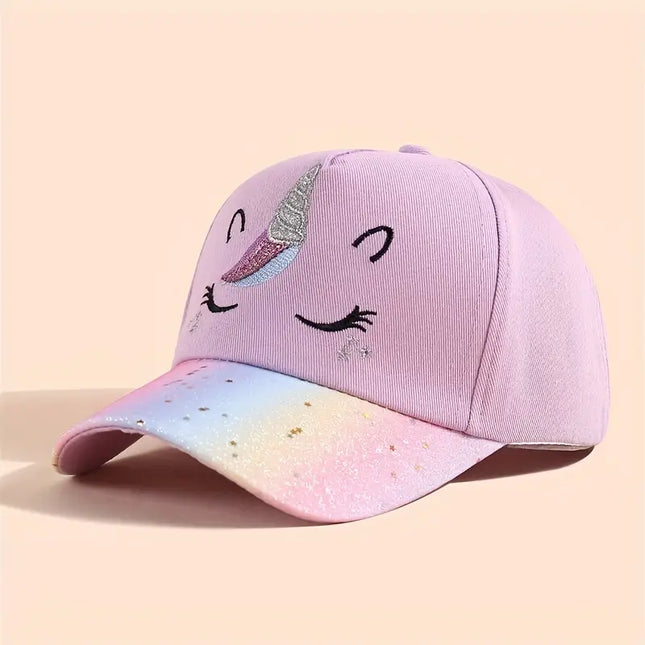 Casquette Snapback brodée Licorne pour enfants