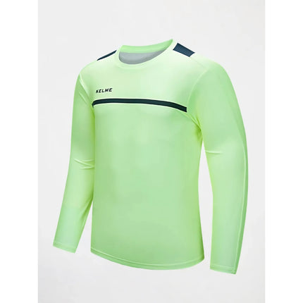 Haut d'entraînement de football à manches longues pour hommes - T-shirt de sport de course respirant