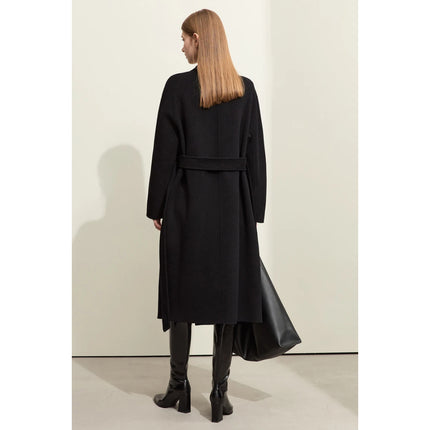 Manteau d'automne en laine élégant pour femme