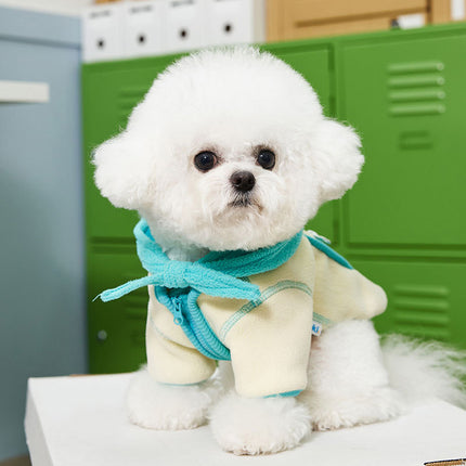 Veste polaire chaude avec bonnet amovible – Vêtements d'hiver pour animaux de compagnie pour chiens et chats