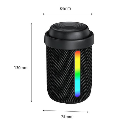 5W Mini Portable Bluetooth RGB Speaker – Waterproof, Power Bass, Outdoor Wireless Music Box