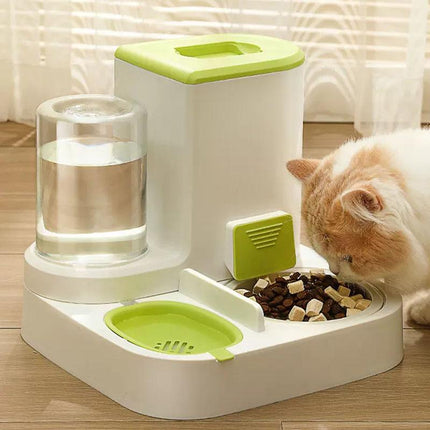 Comedero automático para gatos y dispensador de comida con gran capacidad y diseño de fácil limpieza