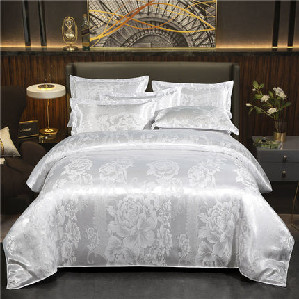 European Jacquard Quilt Cover Single And Double Silk - Wnkrs