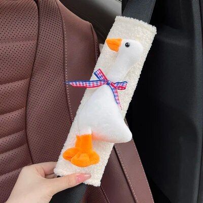 Plush Heart Frog Car Safety Belt Shoulder Cover - Wnkrs