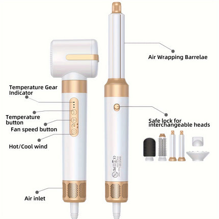 Cepillo secador de pelo de alta velocidad 7 en 1