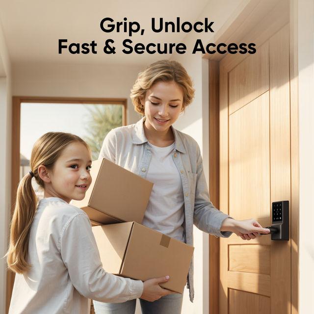 Smart Fingerprint Keyless Door Lock with Wi-Fi