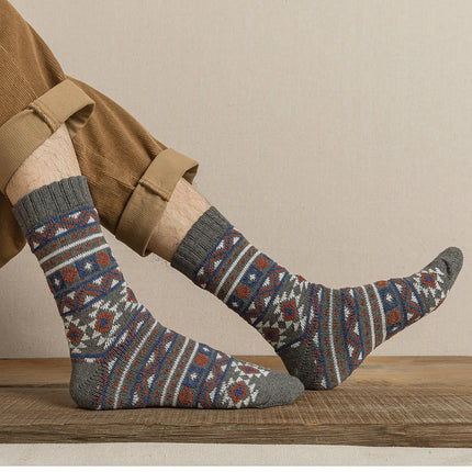Lot de 5 paires de chaussettes unisexes épaisses et chaudes