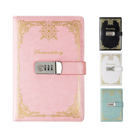 A5 Creative Notebook with Lock - 200 Pages Diary Book for School and Office - Wnkrs