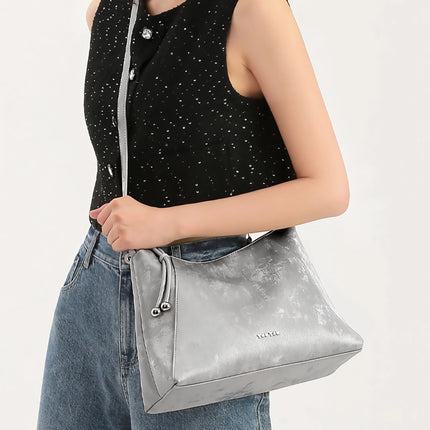 Sac à bandoulière de luxe en PU pour femme - Sac à bandoulière tendance et rangement pour cosmétiques