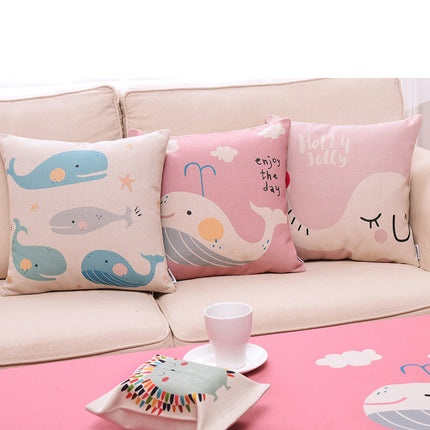 Cute Cotton And Linen Cloth Art Throw Pillow Cushion Pillowcase - Wnkrs