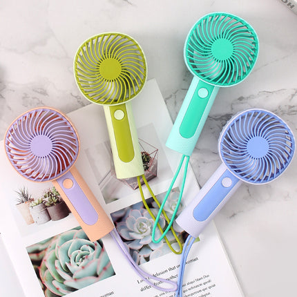 Mini Handheld USB Rechargeable Fan - 3-Speed Portable Air Cooler