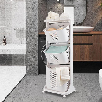 Multi-Layer Rolling Clothes Storage Cart - Wnkrs