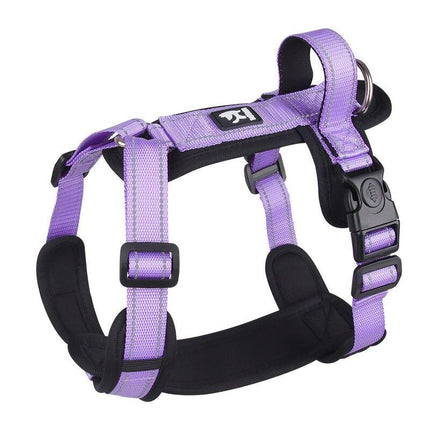 Adjustable No-Pull Dog Harness: Reflective Padded Vest for All-Season Safety
