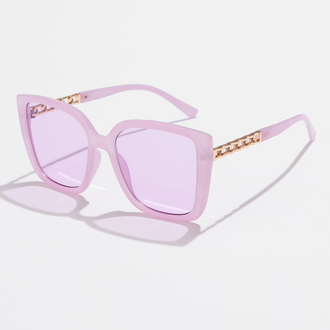 Gafas de sol cuadradas de gran tamaño de lujo para mujer