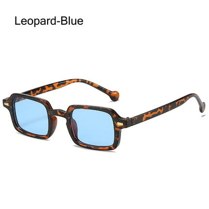 Retro Rivet Gradient Square Sunglasses - UV400 Protection Unisex Eyewear for Sports and Fashion