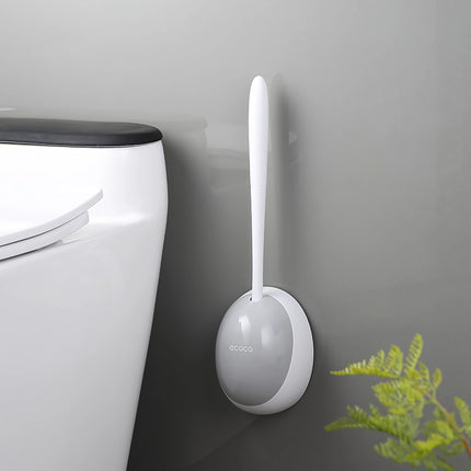 Brosse de toilette à long manche respectueuse de l'environnement pour un nettoyage en profondeur