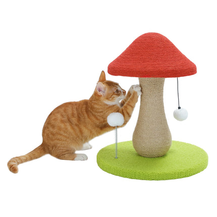 Rascador para gatos con cuerda de sisal natural para gatitos