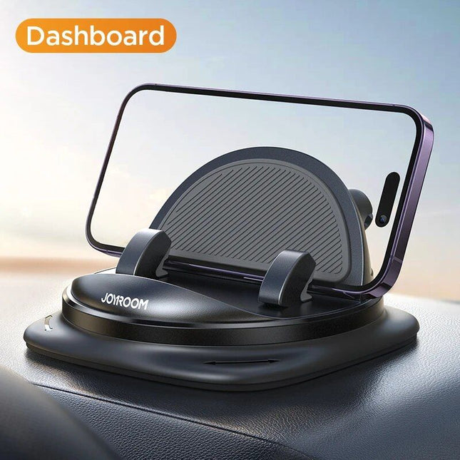 Universal 360° Rotatable Silicone Car Dash Phone Holder with Cable Management - Wnkrs