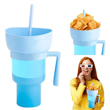 Multi-Purpose Portable Snack and Drink Tumbler - Wnkrs