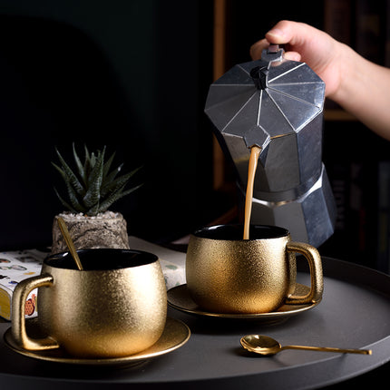 Golden coffee cup set - Wnkrs