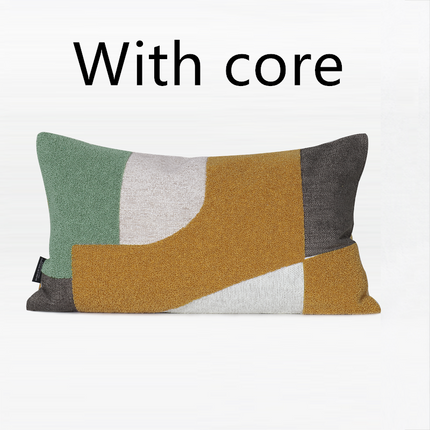 Simple And Modern Living Room Sofa Embroidered Square Waist Pillow - Wnkrs