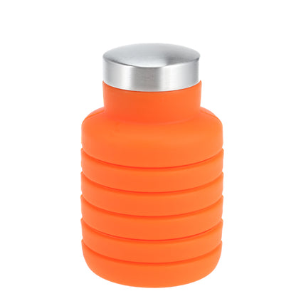 500ML Portable Silicone Water Bottle Retractable Folding Coffee Bottle Outdoor Travel Drinking Collapsible Sport Drink Kettle - Wnkrs