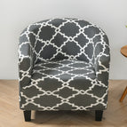 Rattan pattern grey