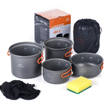 Four-in-one Combination Cookware And Tableware Picnic - Wnkrs