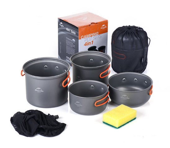 Four-in-one Combination Cookware And Tableware Picnic - Wnkrs