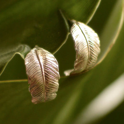 Pendientes colgantes con forma de planta vintage