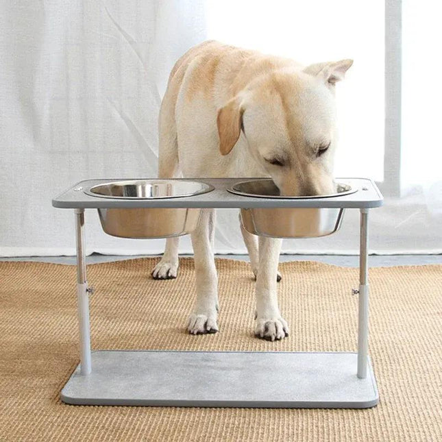 Comederos elevados ajustables para perros