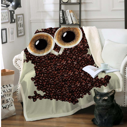 Explosive thickening blanket cotton velvet lazy blanket Napping blanket outdoor blanket - Wnkrs