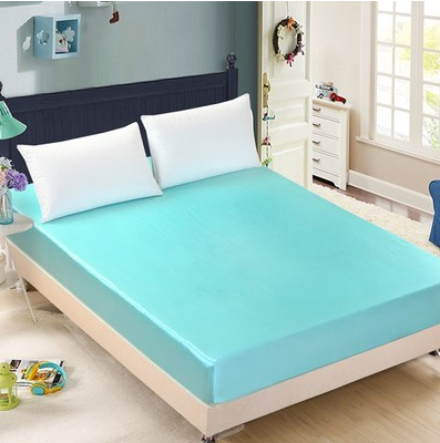 Summer ice silk silk silk bed  solid color bed cover bed package  bed cover special pillowcase - Wnkrs