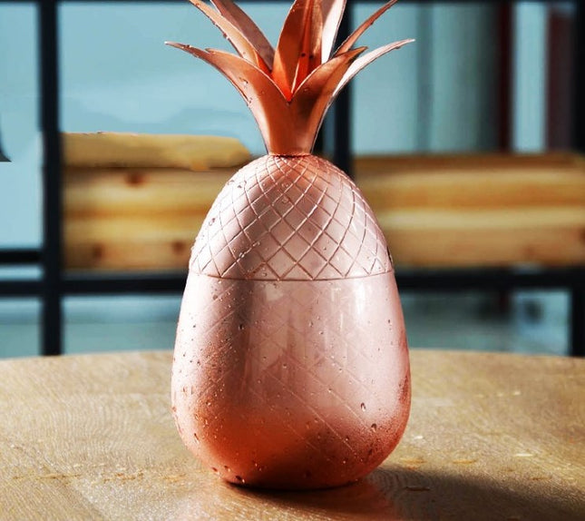 Creative Pineapple Tumbler Cocktail Cups Cups Stainless Steel Beer Cups Cocktail Drinking Bar Tool - Wnkrs