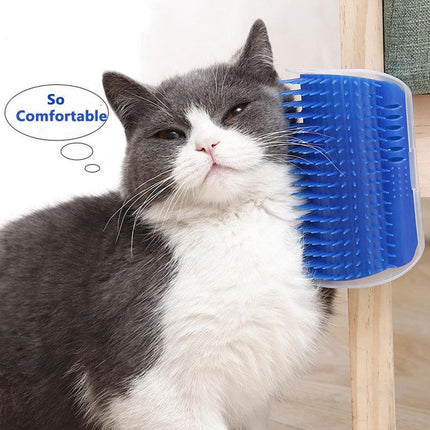 Brosse murale autonettoyante pour chat