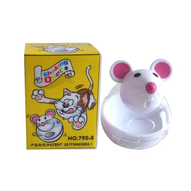 Interactive Mouse Tumbler Cat Feeder Toy - Wnkrs