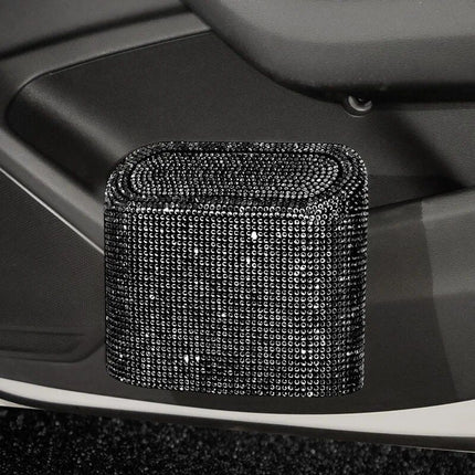 Bling Car Trash Can with Rhinestone Accents - Wnkrs