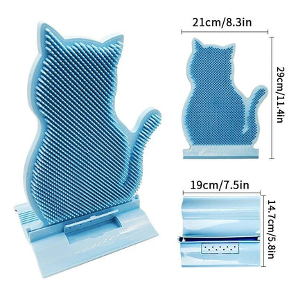 Self-Grooming Catnip Massage Comb - The Ultimate Cat Grooming Tool - Wnkrs