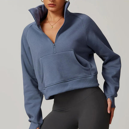 Sweat à capuche en polaire d'hiver pour femme