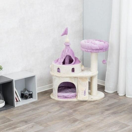 Deluxe Plush & Sisal Cat Tree House - Wnkrs