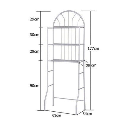 Modern 3-Tier Over Toilet Storage Rack - Wnkrs