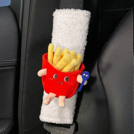 Plush Cartoon Car Seatbelt Covers for Kids - Wnkrs