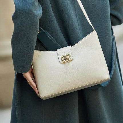 Sac à bandoulière de luxe 100 % cuir véritable