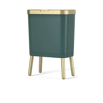 Golden Luxury High-Foot Trash Can